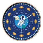 Nursery Kids Bedroom Silent Wall Clock 12 Inches