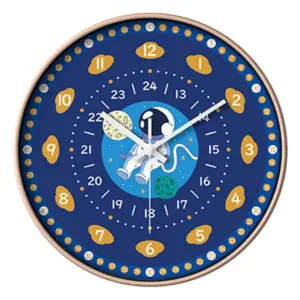 Nursery Kids Bedroom Silent Wall Clock 12 Inches