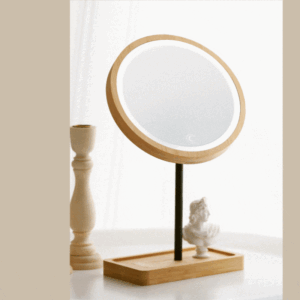 Wooden Makeup Mirror