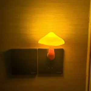 Mini Mushroom Wall Socket Lamp