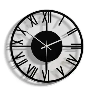 Roman Numerals Noiseless Wall Clock for Home