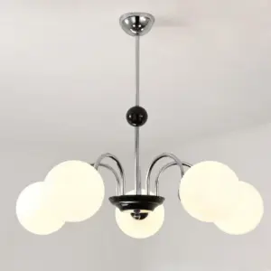 Homeko Chandelier Living Room Lighting Nordic Glass Chandelier