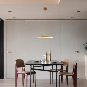 Homeko Gold Chandelier Round Restaurant Lamps