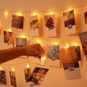 LED Photo Holder String Lights