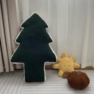 Large Pine Tree Christmas Plush Pillow
