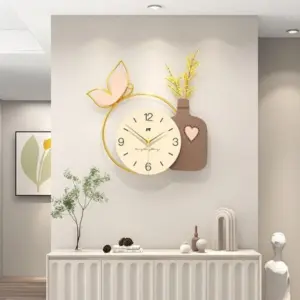 Wall Hanging Large Silent Clock for Living Room