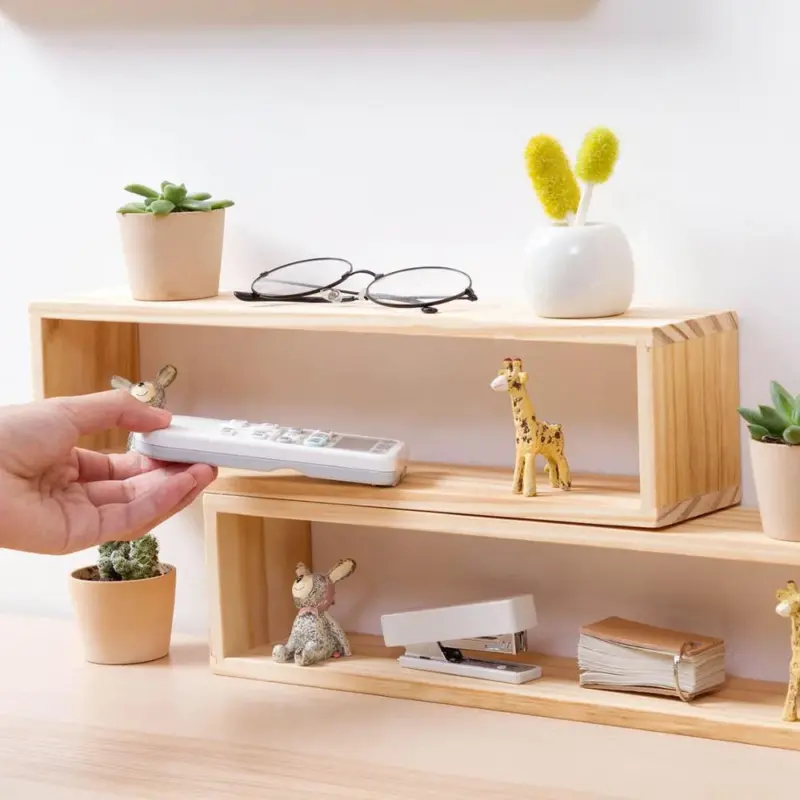 OTHERHOUSE Table Display Wood Shelf Desktop Storage Rack Shelves Room Sundries Organizer Vase Holder Home Decoration a36ad141 b619 4381 b304 17ad8eecee4a