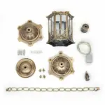 OUKANING Pendant Light Lamp Shade Vintage Ceiling Chandelier Cover Hanging Led Lamp 57e27e04 c4c8 4f6f a557 2e58abfbb53c
