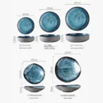 Ocean Breeze 11 Piece Dinnerware Set