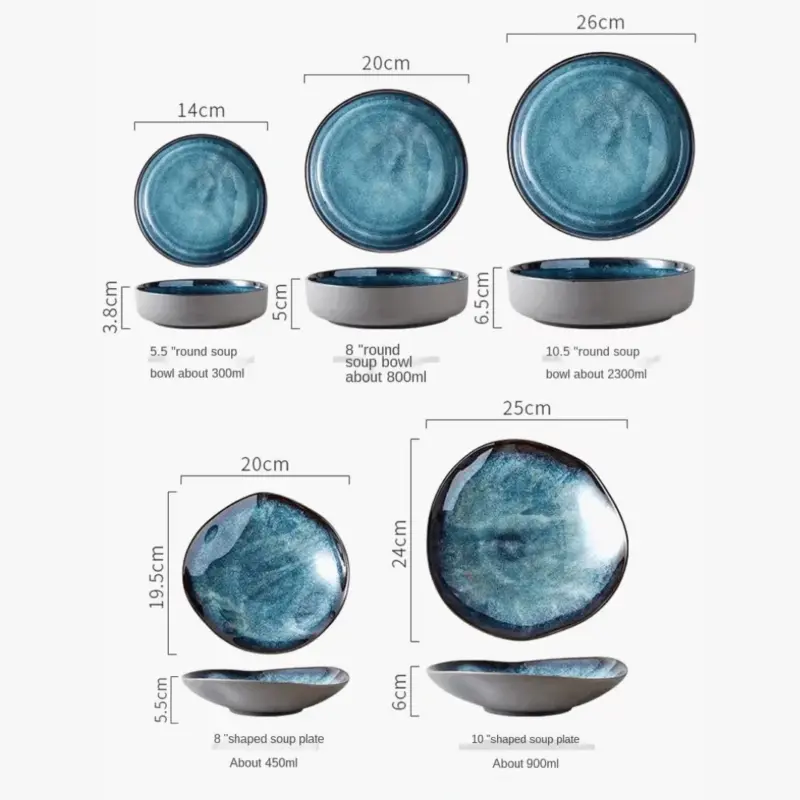 Ocean Breeze 11 Piece Dinnerware Set
