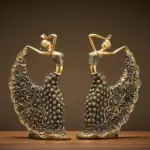 Office Desktop decoration accessories home decor Resin Handicraft statues Living room bedroom Dancing Sculpture Figurine Gifts