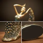 Office Desktop decoration accessories home decor Resin Handicraft statues Living room bedroom Dancing Sculpture Figurine Gifts 1f36b67d 31e0 47ed b818 d28569fcf1d9