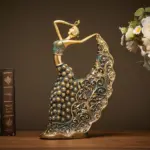 Office Desktop decoration accessories home decor Resin Handicraft statues Living room bedroom Dancing Sculpture Figurine Gifts 7f3950b5 da08 4ff3 b05a 7c4c0128d2e3