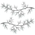 OliveVineLeafsWallDecor Homeko1