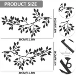 OliveVineLeafsWallDecor Homeko5