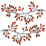 OliveVineLeafsWallDecor Homeko8