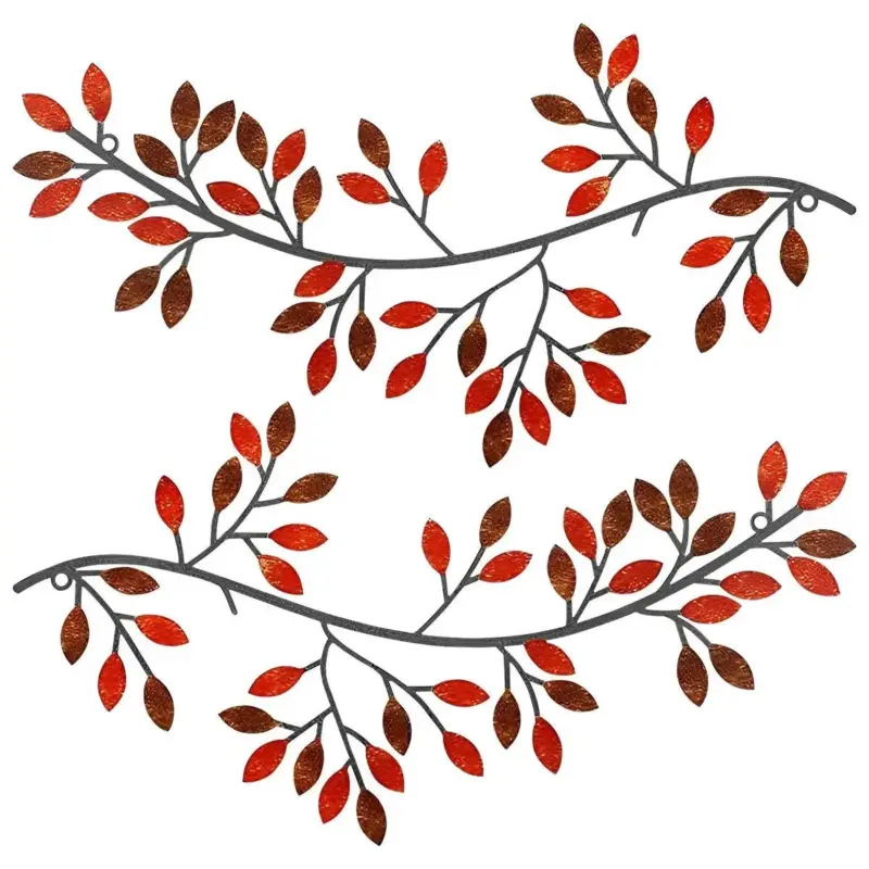 OliveVineLeafsWallDecor Homeko8