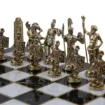 Only Chess Pieces Historical Rome Chess 7 cm Board is not Included Sculptures and Statues