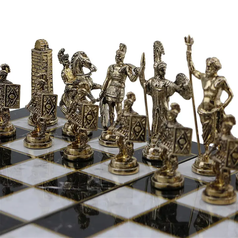 Only Chess Pieces Historical Rome Chess 7 cm Board is not Included Sculptures and Statues