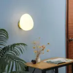 Onregelmatige Gevormde Glazen Wandlamp Nordic Minimalistisch Bed Decor Wandlamp Dinosaurus Ei Melk Wit Glazen Wandlamp Plafondlamp 1d0b43b5 767a 40cf a73b acc01dfd57e3