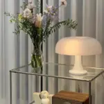 Orange Mushroom Table Lamp