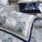 Oriental Jacquard Luxury Bedding Set Decorfaure