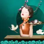 Oriental_Lady_Storage_Tray_Sculpture_-_-4358608 Oriental Lady Storage Tray Sculpture