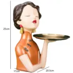 Oriental_Lady_Storage_Tray_Sculpture_-_-4358615 Oriental Lady Storage Tray Sculpture