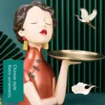 Oriental_Lady_Storage_Tray_Sculpture_-_-4358639 Oriental Lady Storage Tray Sculpture