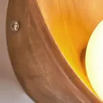 Oriental Style Dish Wall Fixture Lamp