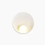 Oriental Style Dish Wall Fixture Lamp