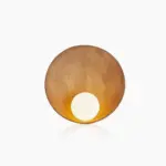 Oriental Style Dish Wall Fixture Lamp