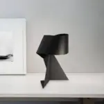 Origami Inspired Minimalist Side Table Lamp Artful Lighting