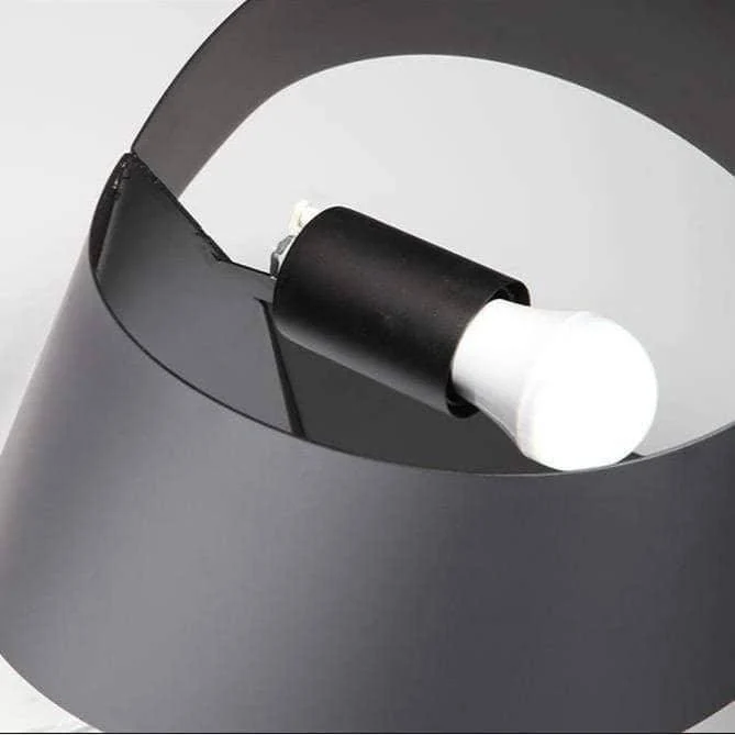 Origami-Inspired Minimalist Side Table Lamp: Artful Lighting -