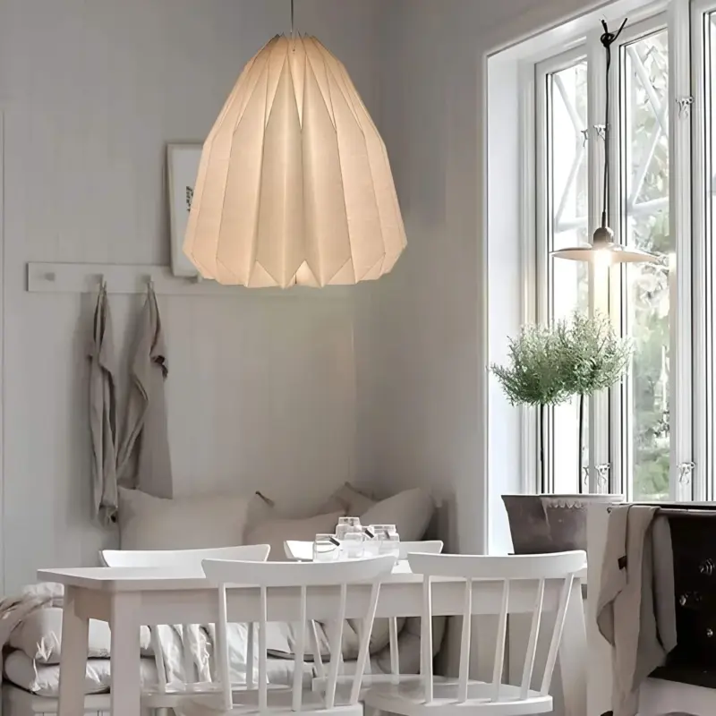 OrigamiLight Nordisch moderner Papierlaternen Schirm 2 xlumina