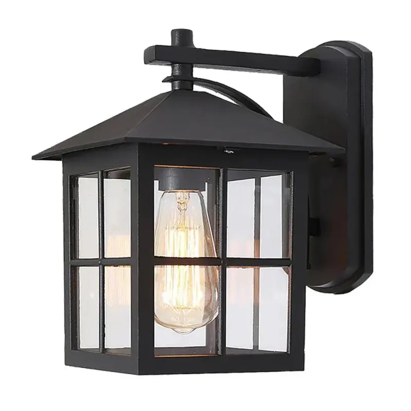 Outdoor Vintage Wall Lamp E27 Bulb Sconce Light Fixtures Retro LED Wall Lamp Porch House Home de7d72e4 8a21 42e1 9079 dc0b5f05b12b