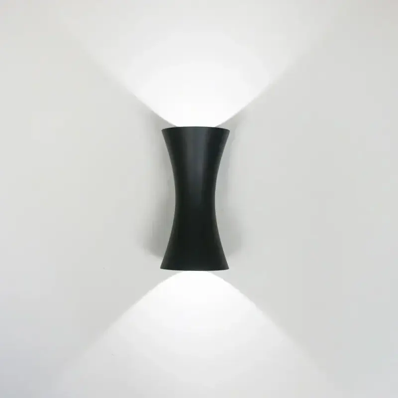 Outdoor Waterdichte Wandlamp 12W Led Licht Cob Aluminium Zwart Lichtpunt AC85 265V Waterdichte IP65 Slaapkamer Veranda 5db08c9d a50c 4203 b39a 8e2d75ff88e9