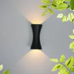 Outdoor Waterdichte Wandlamp 12W Led Licht Cob Aluminium Zwart Lichtpunt AC85 265V Waterdichte IP65 Slaapkamer Veranda 9a66a697 321f 4958 a948 5b928229e7a4