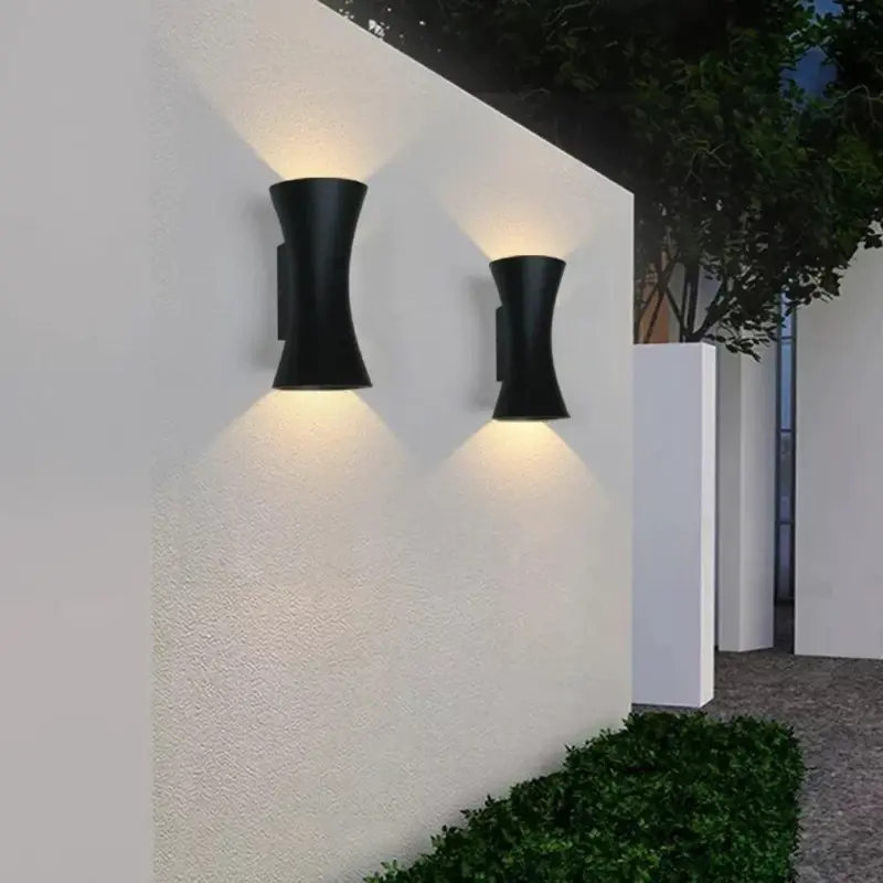 Outdoor Waterdichte Wandlamp 12W Led Licht Cob Aluminium Zwart Lichtpunt AC85 265V Waterdichte IP65 Slaapkamer Veranda b841b6cd a9a5 476d 98fe 14d3ee4f75ee
