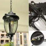 Outdoor waterproof chandeliers European wall lights retro garden lights villa personality creative gazebo corridor hanging lamps 2bd8d75b 516b 446c ae1a 04f5309c2b99