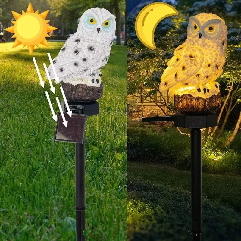 OwlSolarLedStakeLights