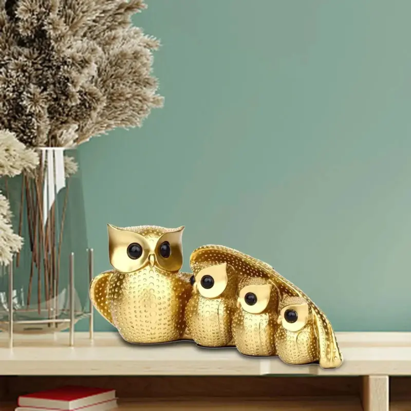 Owl Family Figurine Set