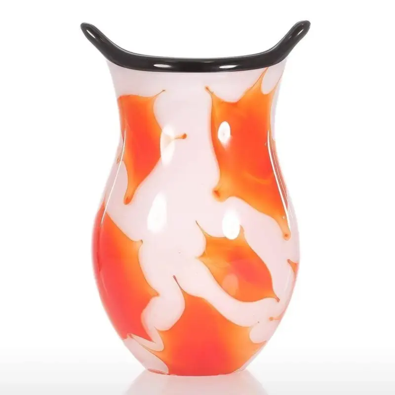 Owl Glass Vase Ornament Stylish Decor