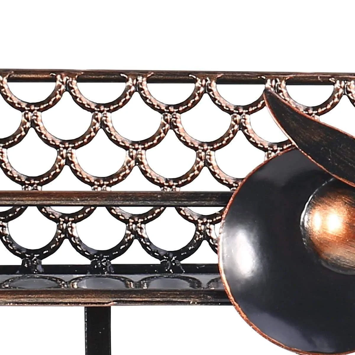 Owl Key Holder Hook Wall Shelf - Whimsical Decor -