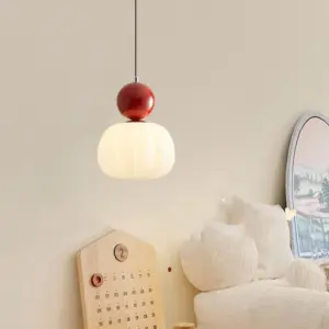 Homeko Mini Pumpkin Shade Pendant Lamp