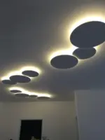 PUCK WALL ART Fluorescent wall light