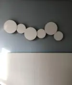 PUCK WALL ART Fluorescent wall light