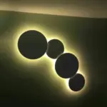 PUCK WALL ART Fluorescent wall light