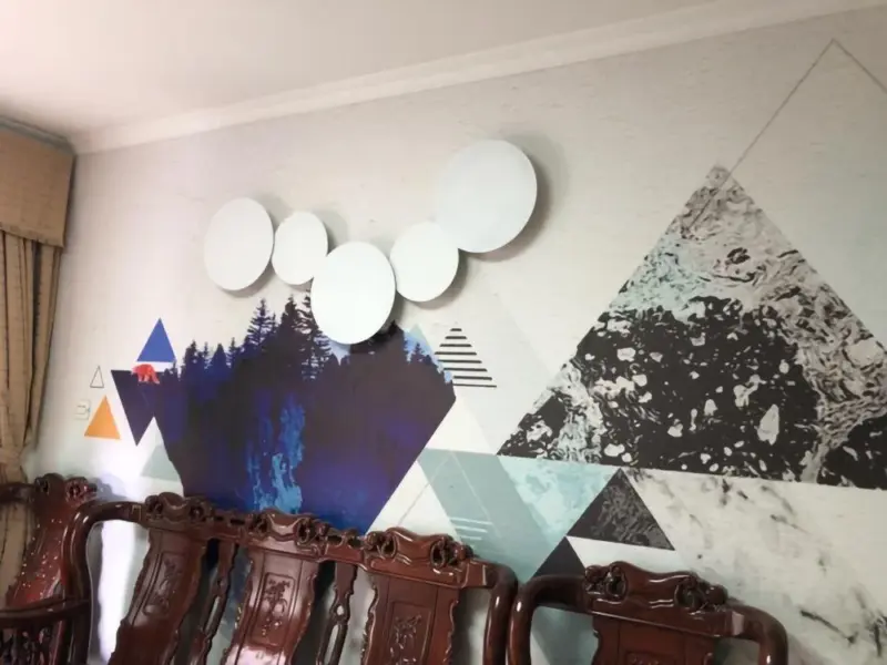 PUCK WALL ART Fluorescent wall light
