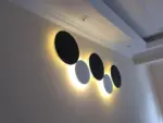 PUCK WALL ART Fluorescent wall light